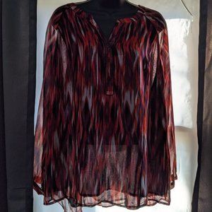 CALVIN KLEIN WOMENS BLOUSE  SIZE 0X
